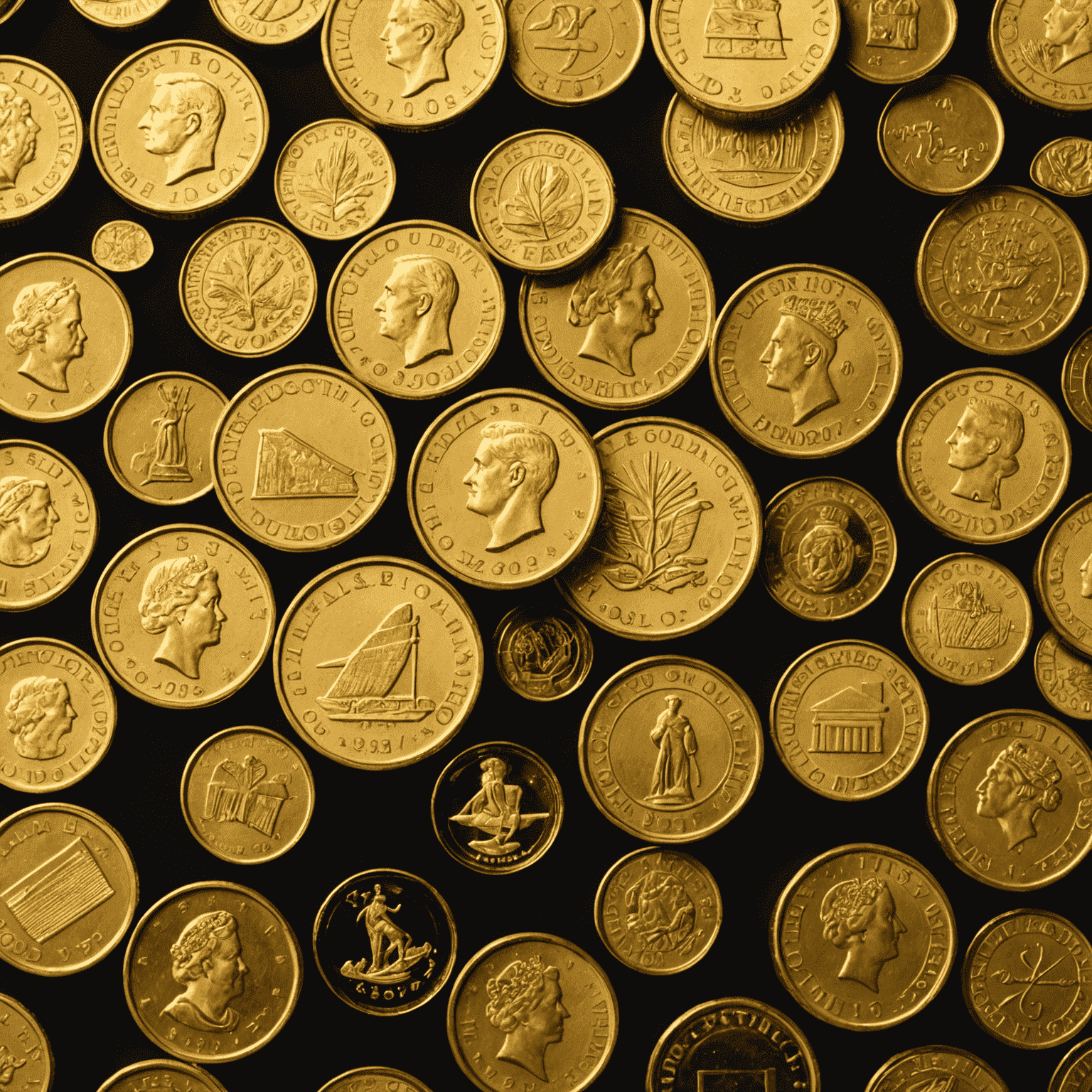 A collection of gold coins and bars, symbolizing the importance of diversifying an investment portfolio with precious metals.